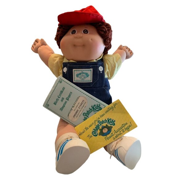 Other - Vintage 1983 Cabbage Patch Kid Doll Frederic Everett with Certificate